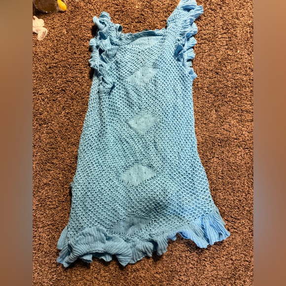 Free people Mykonos Fauxchet Sweater Mini Dress - Picture 2 of 4